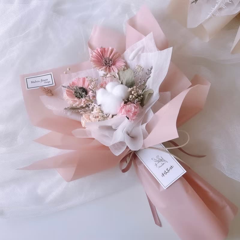 向日葵畢業花束 乾燥花 永生花