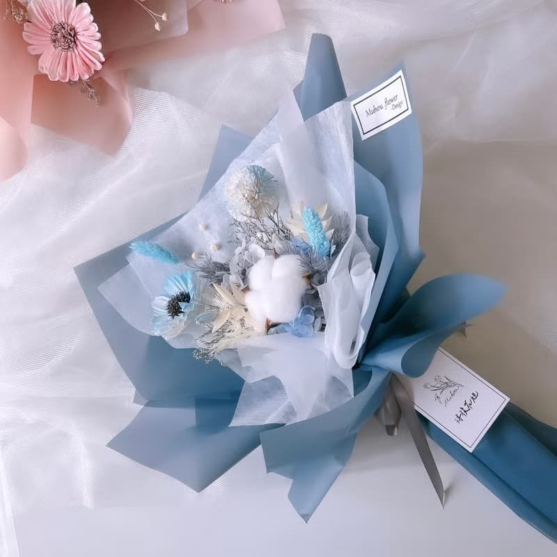 向日葵畢業花束 乾燥花 永生花