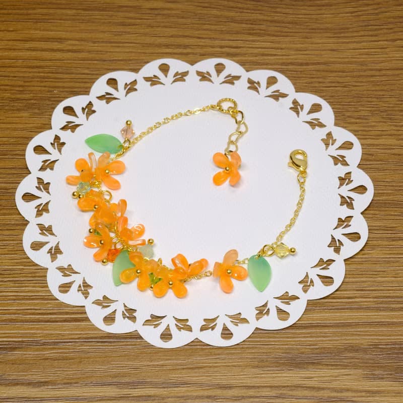 桂花手鍊【月中花】