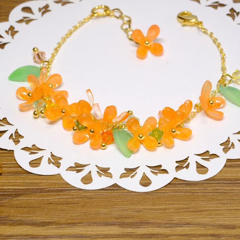 桂花手鍊【月中花】