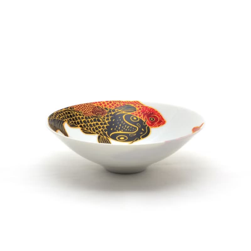 小號扁平碗 Carp is Dragon in heaven