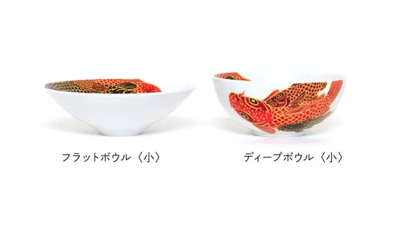 小號扁平碗 Carp is Dragon in heaven