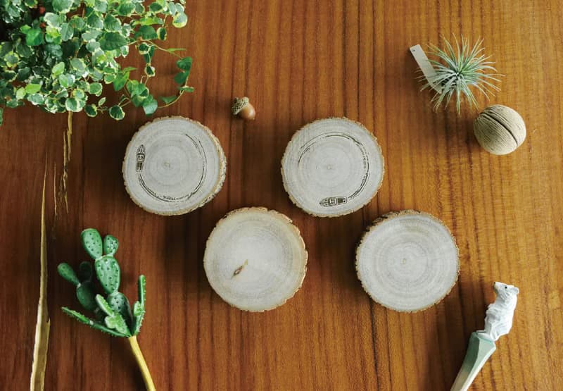 夢想 • 啟航 樟木杯墊(七件裝)