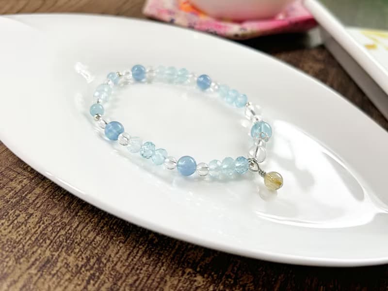 海水藍寶 螢石 白水晶 鈦晶 增加創意 增強溝通能力可增加說服力
