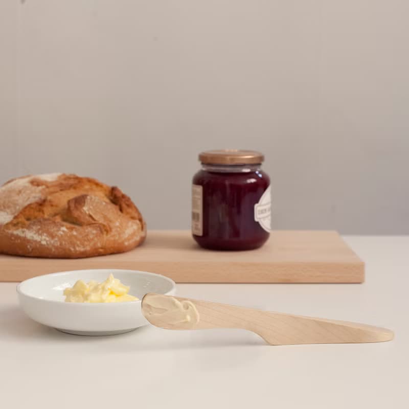 木製立正抹刀 奶油刀