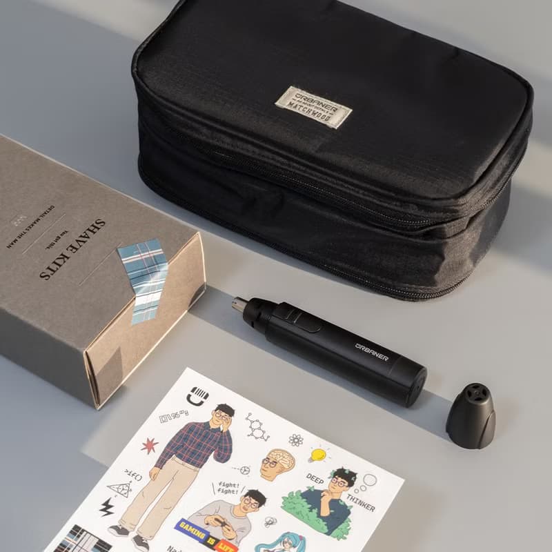 鼻毛刀+收納包 頂級防水鼻毛刀+Matchwood聯名小包 期間限定組合