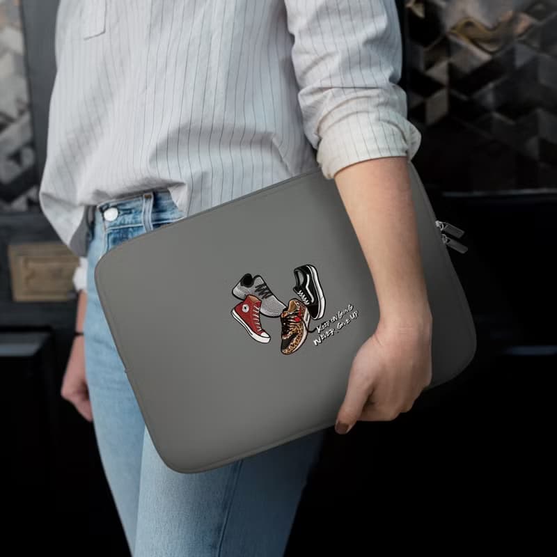 【筆電包】復古街頭運動 插畫設計 iPad MacBook 平板收納包