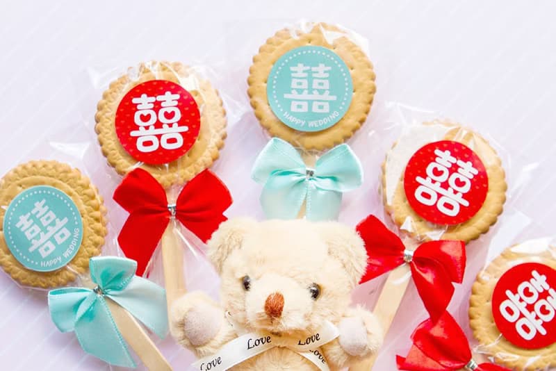 婚禮囍字麥芽餅(滿百份免費印名字) 2款可選 送客禮 二進 探房禮