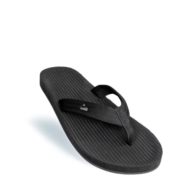 【春夏新品】indosole 環保拖鞋 Easy Living  墨碳黑 男