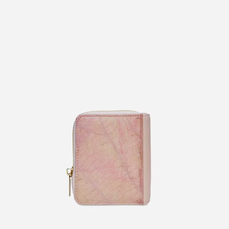 Compact Vegan Zip Wallet - Blossom