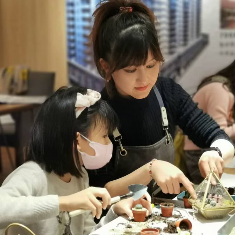 【體驗】【台北場】下班隨手作 | 月牙多肉三角玻璃屋