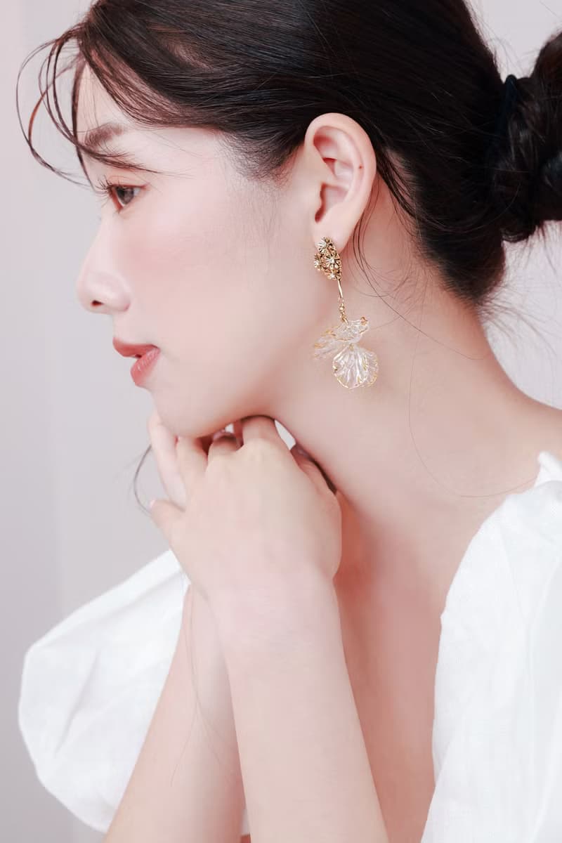 COR-DATE / 花語 / 花束飄逸耳環