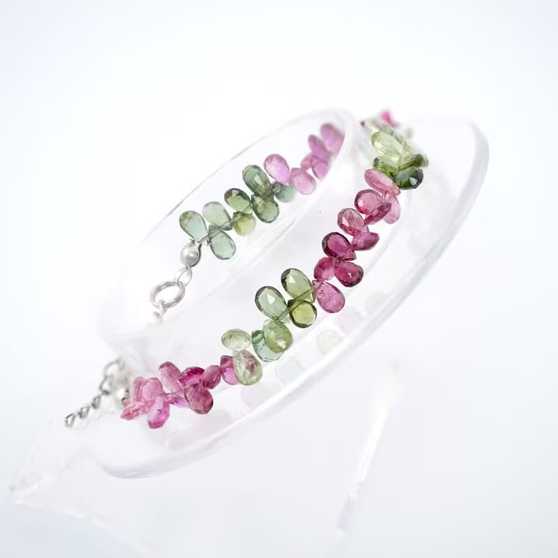 寶麗金珠寶-天然彩色碧璽手鍊