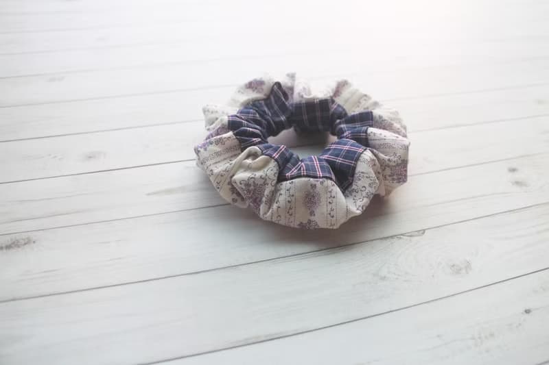 瑰麗學園 - 大腸圈 髮圈 髮束 雙面使用 手作拼布設計