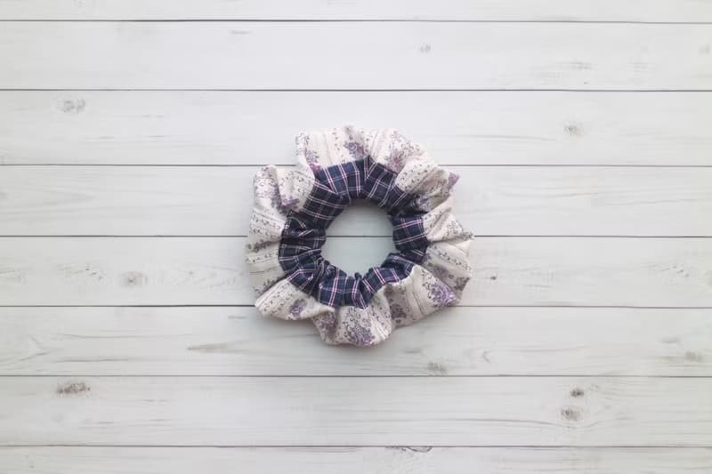 瑰麗學園 - 大腸圈 髮圈 髮束 雙面使用 手作拼布設計