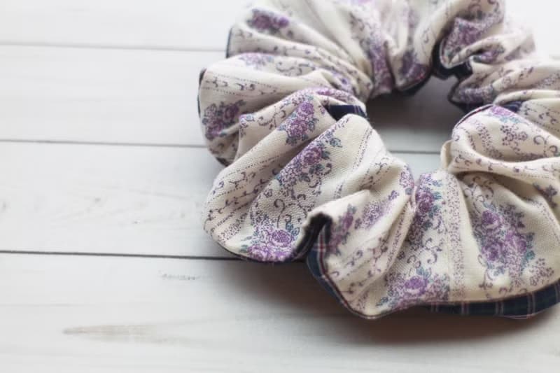 瑰麗學園 - 大腸圈 髮圈 髮束 雙面使用 手作拼布設計