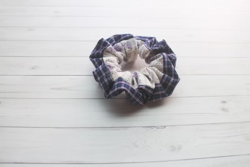 瑰麗學園 - 大腸圈 髮圈 髮束 雙面使用 手作拼布設計