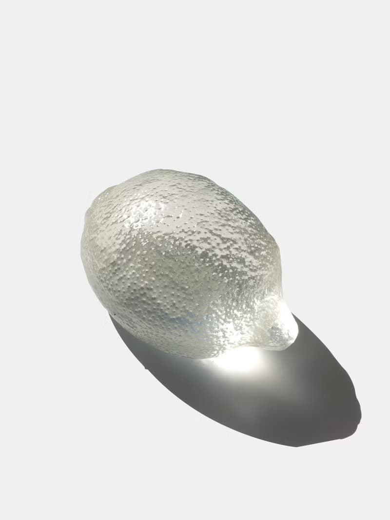 Lemon paperweight & objet