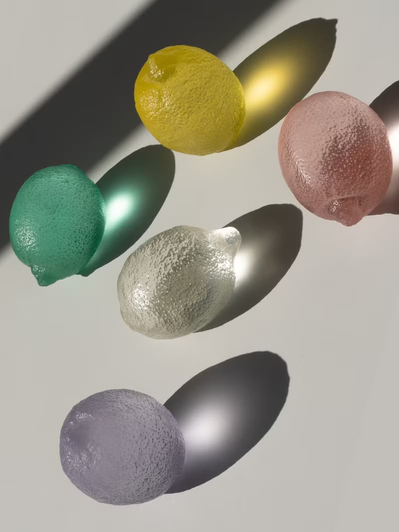 Lemon paperweight & objet