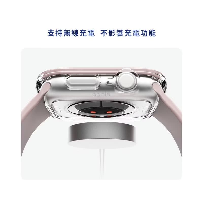Apple Watch S10 46/42mm Duo防撞彈力錶殼-5色搭配內框