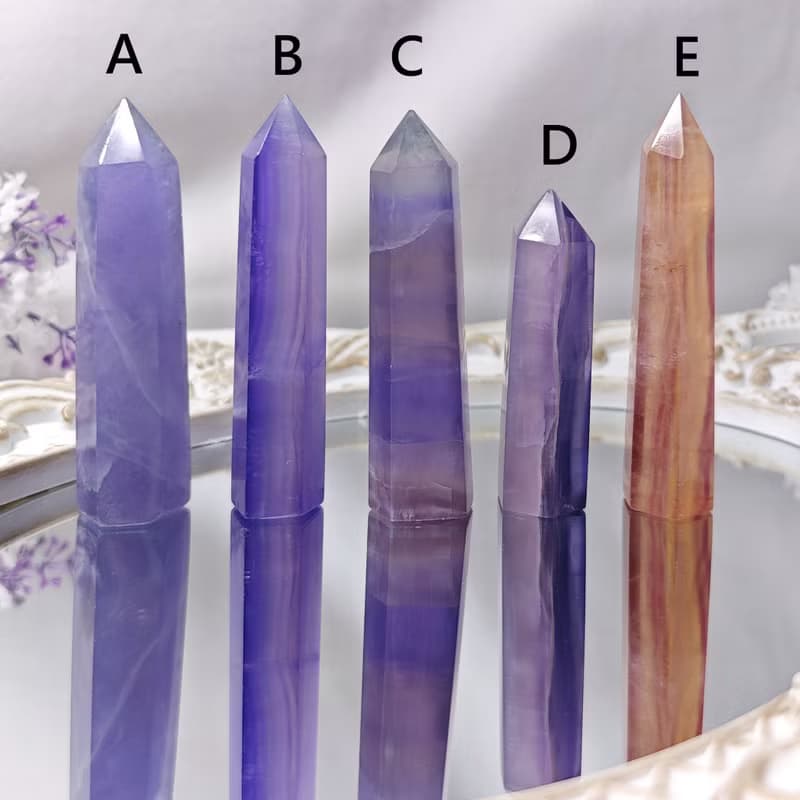 稀有雪花螢石 收藏級 智慧 事業 招財 晶柱 單品 禮物 收藏 獨家