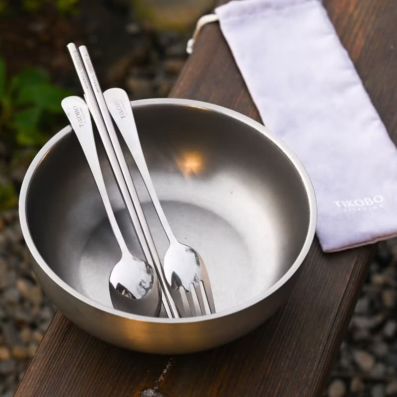 【惜物特惠-福利品】純鈦1500ml 雙層大湯碗 (大容量/保溫保冰)