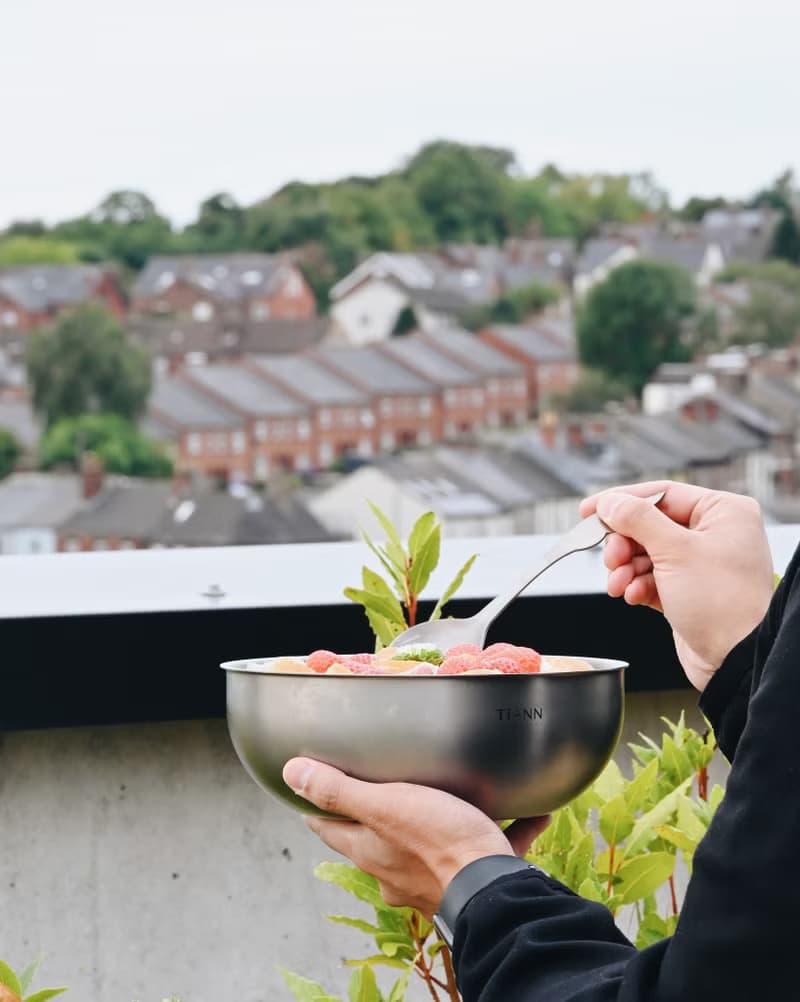 【惜物特惠-福利品】純鈦1500ml 雙層大湯碗 (大容量/保溫保冰)