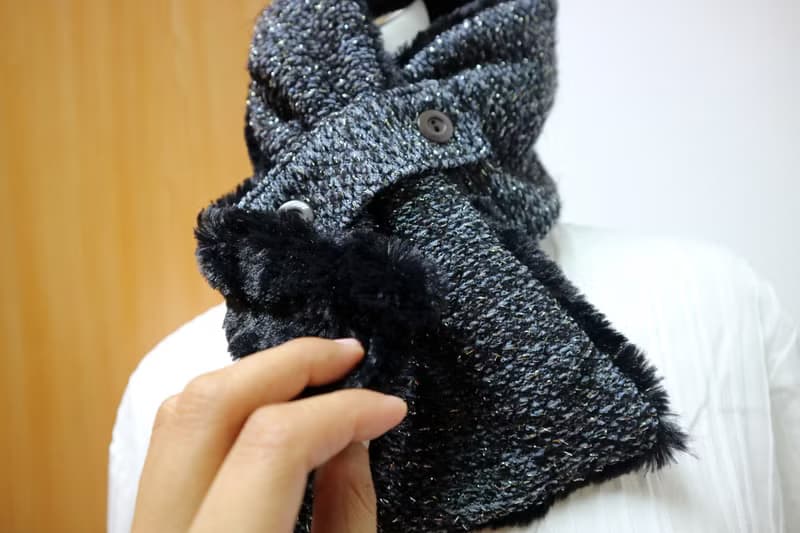 可調式短圍巾.scarf 保暖圍脖 雙面雙色 大人.小孩均適用