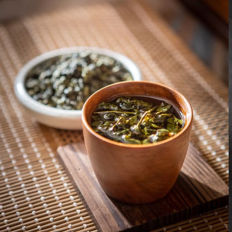 雲杉品茗套組【衫林溪高山茶/品茗漆杯】