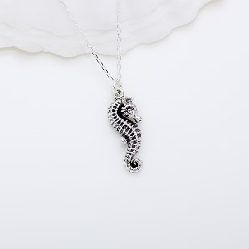 【Angel & Me】海馬 先生的父愛 s925 純銀項鍊 生日 情人節禮物