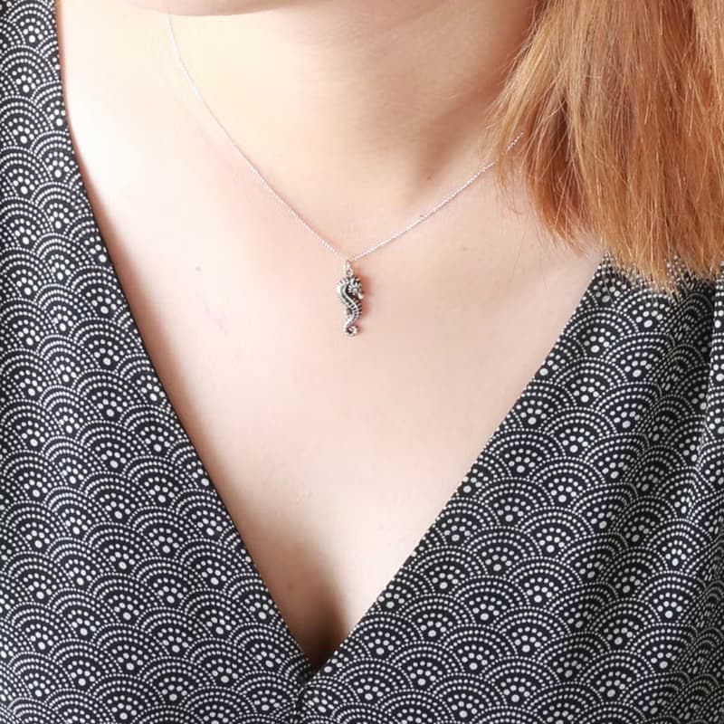 【Angel & Me】海馬 先生的父愛 s925 純銀項鍊 生日 情人節禮物