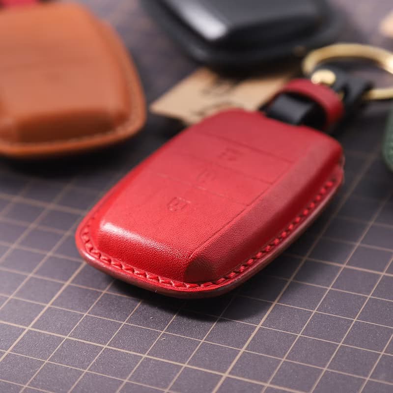 【瘋匠訂制】全手工鑰匙套義大利進口植鞣牛皮For Kia Motors起亞