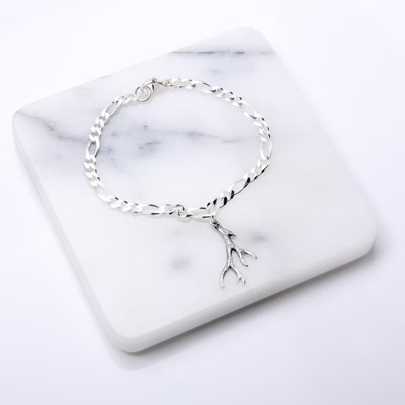 【Angel & Me】一鹿有你 鹿角 s925純銀手鍊 腳鍊 情人節禮物