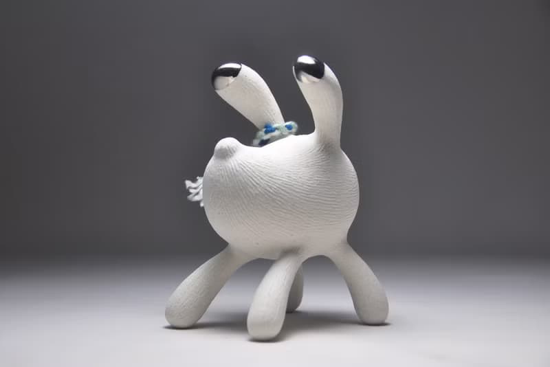 卯兔年限定陶瓷藝品茶寵擺飾 跑跑running兔 卓銘順2023卯兔系列