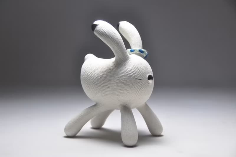 卯兔年限定陶瓷藝品茶寵擺飾 跑跑running兔 卓銘順2023卯兔系列