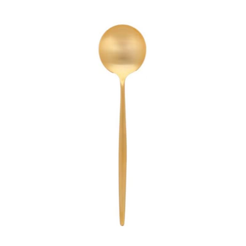 葡萄牙 Cutipol  MOON  霧金 點心匙