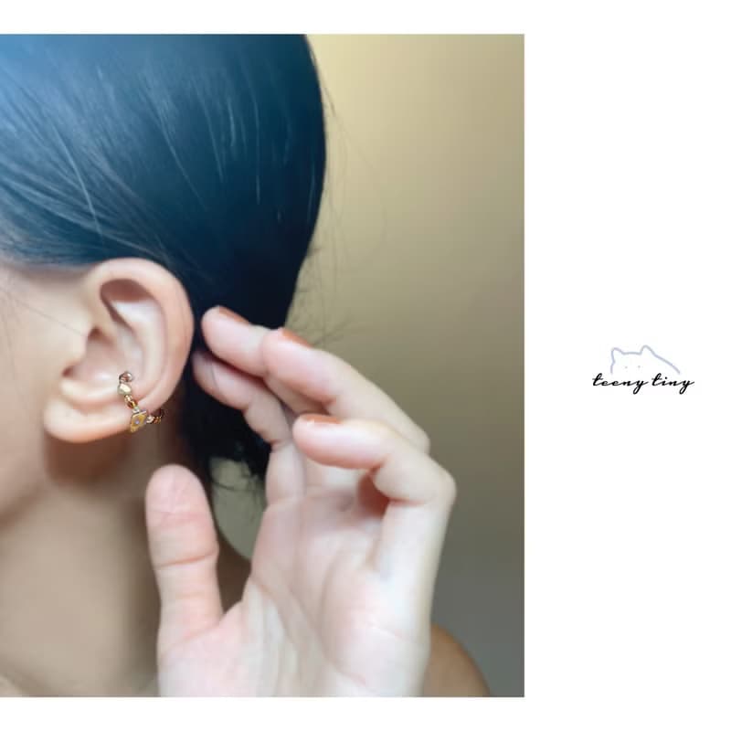 TeenyTinyCraft | Noble • 五色 手工耳骨夾
