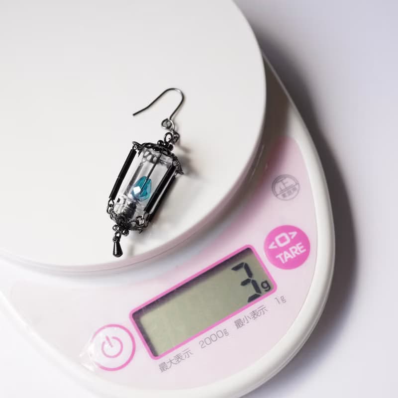 ランタンの耳飾り ゴシック 片耳用