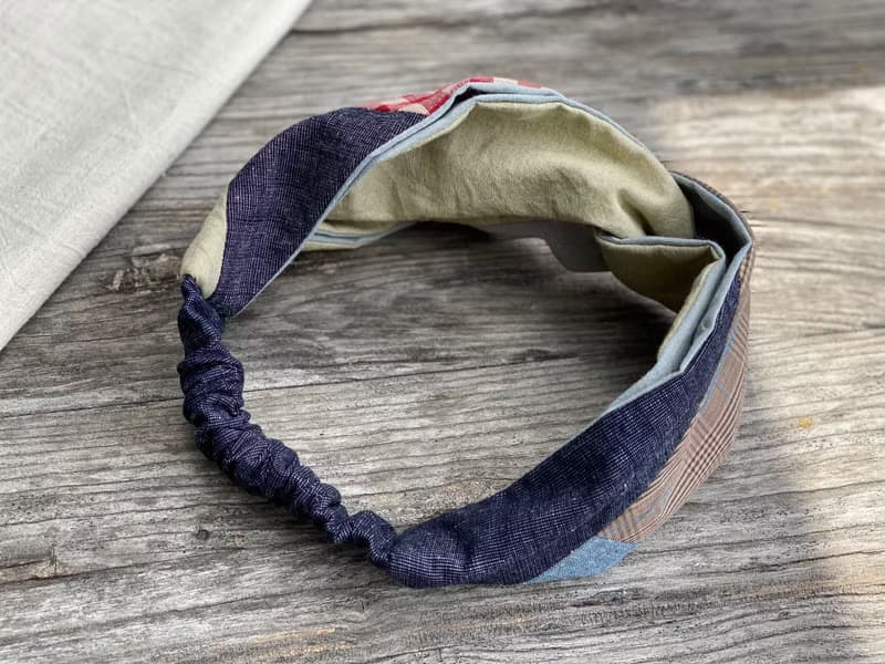 oka 拼布髮帶/頭箍