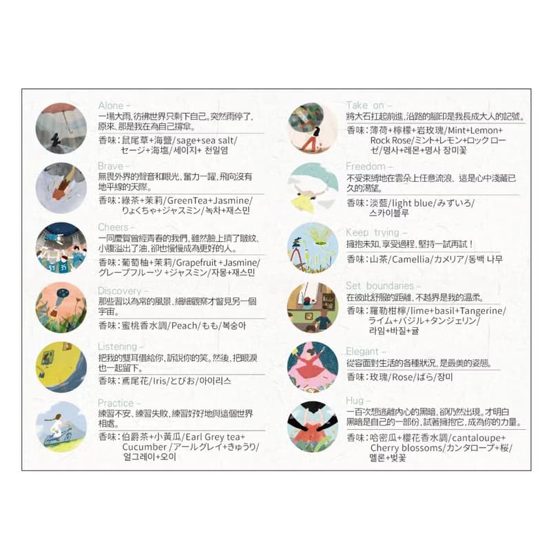 SLL關鍵字香膏 X Mei Story迷你永生花玻璃球 - 胭粉