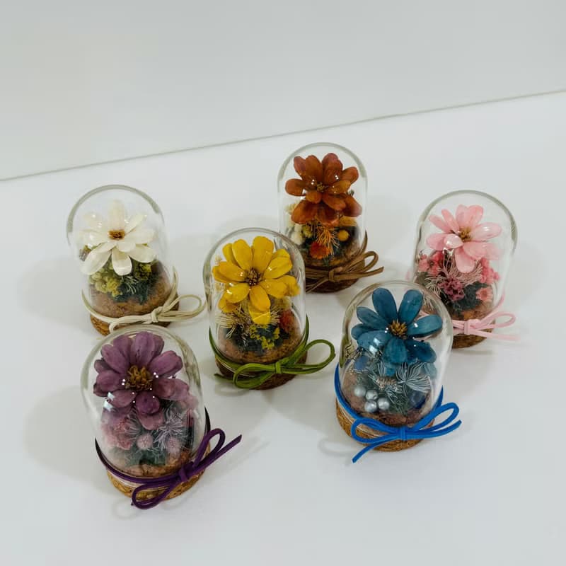SLL關鍵字香膏 X Mei Story迷你永生花玻璃球 - 胭粉