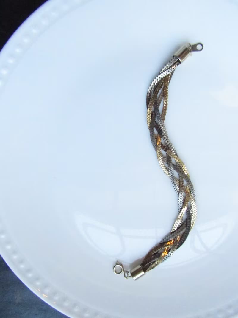 Vintage Thick Multi Strands Gold Anklet