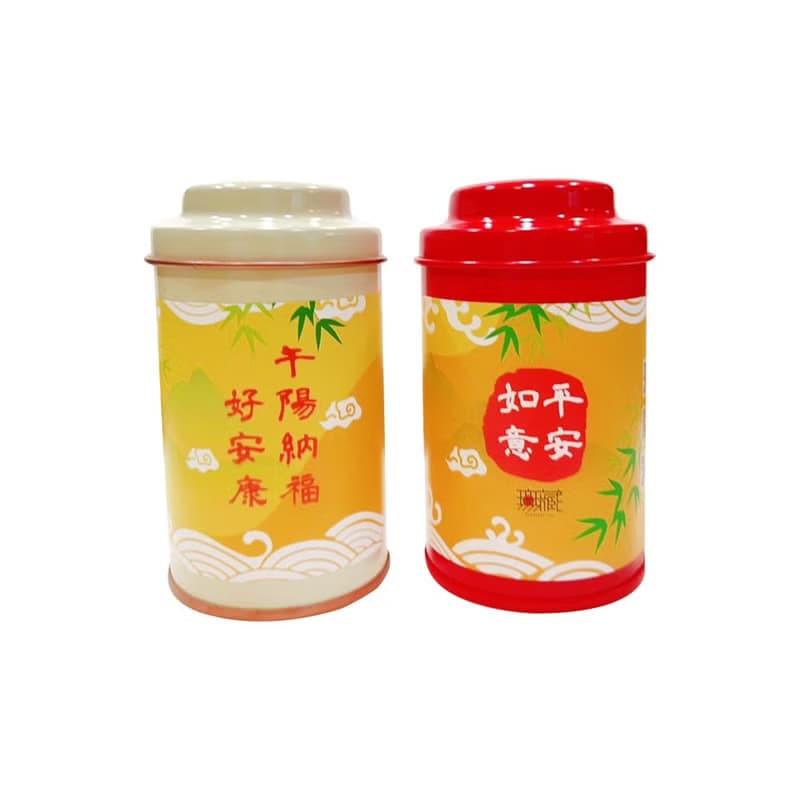 P1【無藏】端午公益禮盒 開花茶綜合3顆高罐二入禮盒組(紅盒)