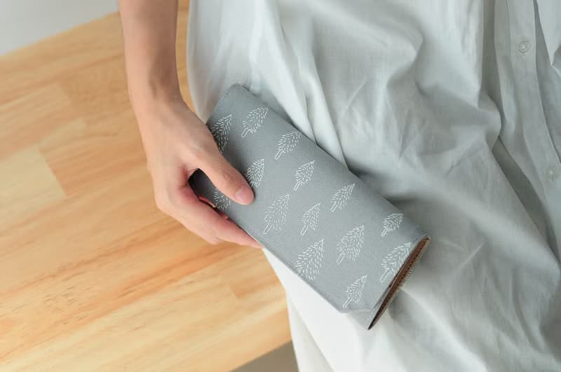 灰森林 紙長夾 帆布包 超輕量80g 錢包 環保材質 可水洗紙 vegan