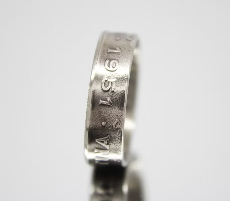 Argentina Coin Ring 20 centavos 1951-1952 coin rings for men coin rings gift