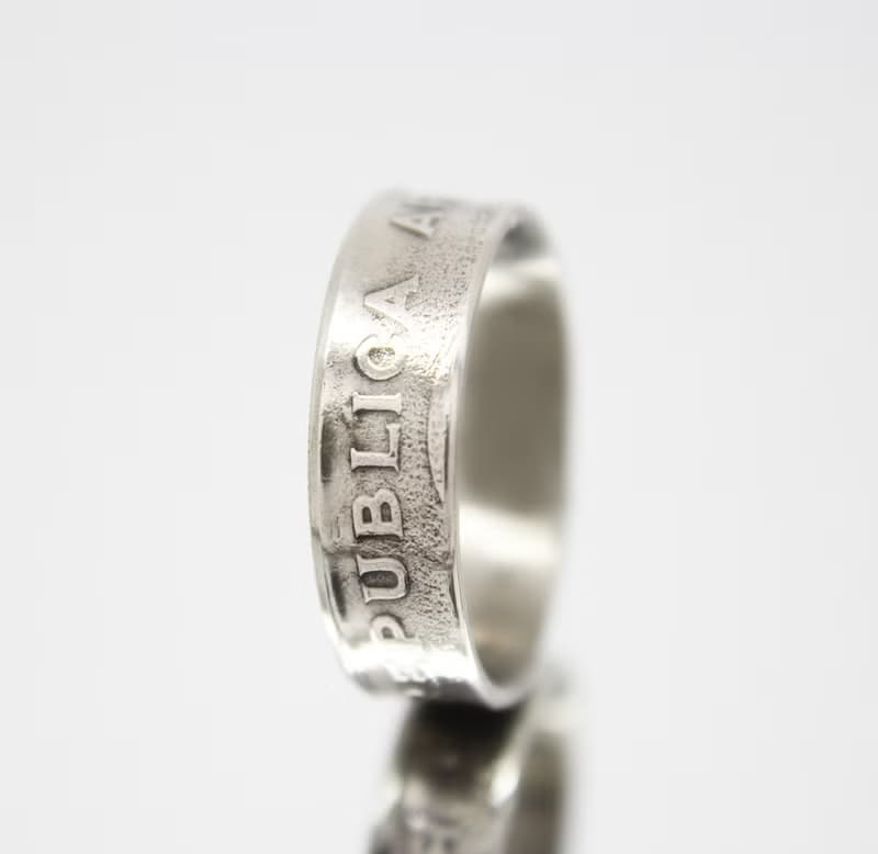 Argentina Coin Ring 20 centavos 1951-1952 coin rings for men coin rings gift