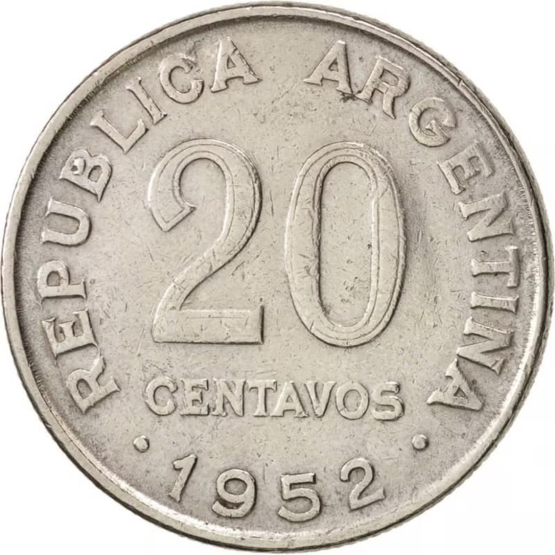 Argentina Coin Ring 20 centavos 1951-1952 coin rings for men coin rings gift