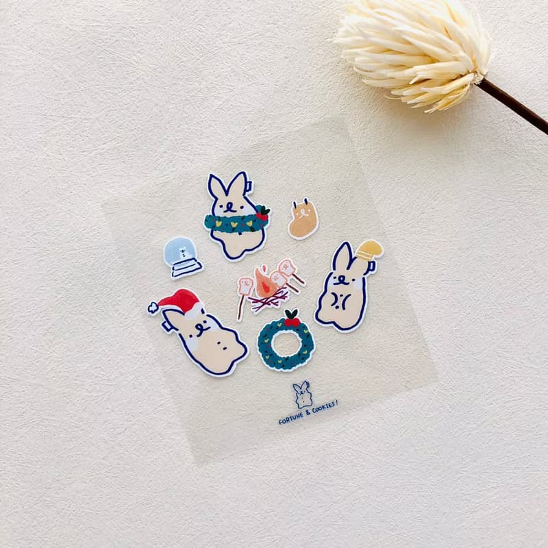 啵尼兔 / 幸運聖誕限定防水貼紙