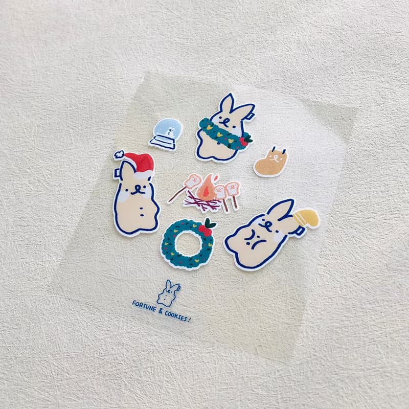 啵尼兔 / 幸運聖誕限定防水貼紙