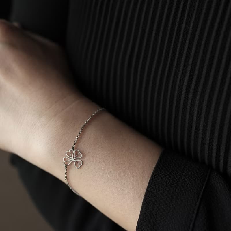 moorigin 酢漿草手鍊 | 醫療鋼・抗過敏・可洗澡・不掉色